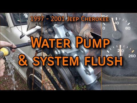 Видео: Jeep Cherokee: замена водяного насоса и промывка системы охлаждения ['97-'01 XJ]