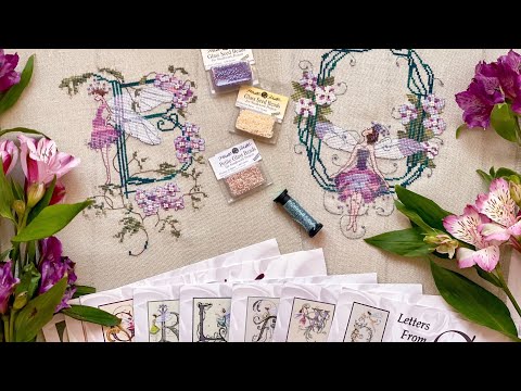 Видео: 44. Letters from Nora Corbett. Готовые работы, обзор схем. Вышивка крестом/крестиком Mirabilia