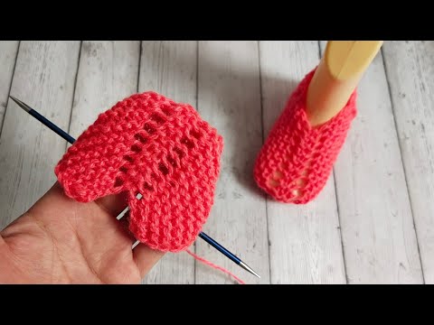 Видео: ДЕТСКИЕ ПИНЕТКИ СПИЦАМИ ПРОСТО И БЫСТРО 🔥