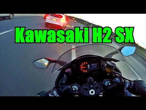 Видео: Kawasaki H2 SX. Обзор - тест-райд.