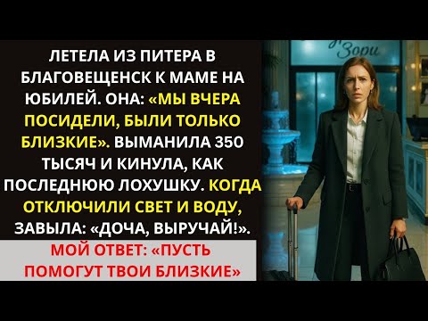 Видео: Мама развела меня на 350 тысяч, а потом умоляла о помощи — мой ответ её шокировал