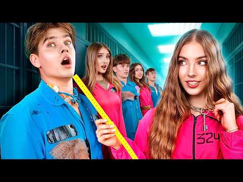 Видео: Девушки vs Парни Челлендж в Тюрьме! Кто Будет Управлять Тюрьмой?