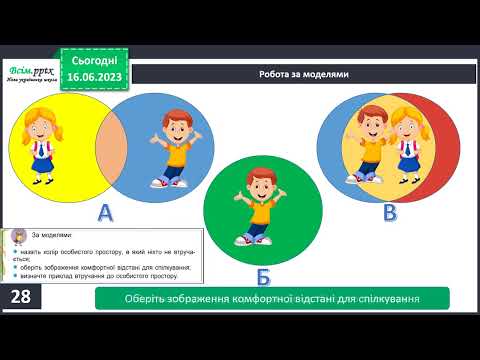 Видео: Урок 7 Чому людині потрібен особистий простір