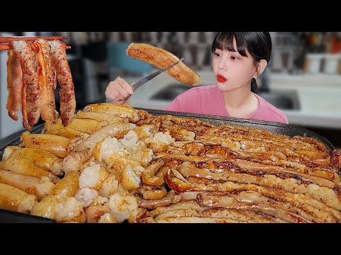 Видео: Я съел 20 порций из-за голода!🐮Gopchang daechang ASMR MUKBANG
