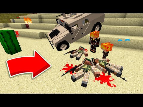 Видео: ЧТО СЛУЧИЛОСЬ С ЭТИМИ СОЛДАТАМИ В ПУСТЫНЕ В МАЙНКРАФТ ! Алексбой Minecraft