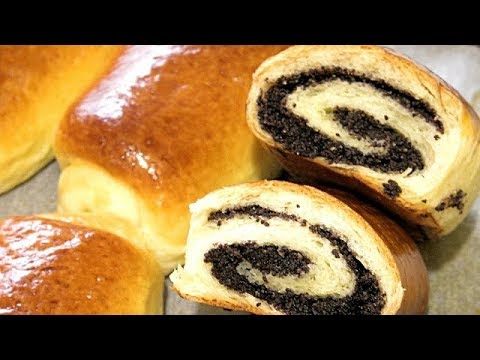 Видео: Александрийское тесто. РУЛЕТИКИ С МАКОМ. /Rolls with poppy seeds