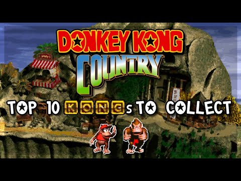 Видео: ТОП-10 самых сложных KONG-ов для коллекционирования в Donkey Kong Country | Super Nintendo [Origi...