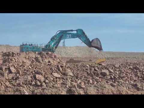 Видео: Новинка! Экскаватор с двумя силовыми установками SWE1650F в работе