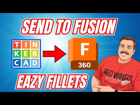 Видео: Расширьте возможности Tinkercad с помощью Send to Fusion: скругления за считанные минуты! 💯🔥