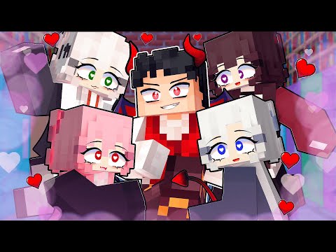 Видео: Демон Попал в ШКОЛУ ЛЮДЕЙ в Майнкрафт 3 серия