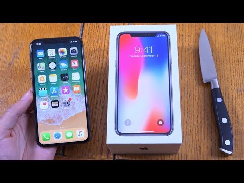 Видео: Apple iPhone X — распаковка!