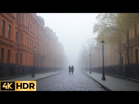 Видео: 🇷🇺 4K HDR Таинственный САНКТ-ПЕТЕРБУРГ. Туман полностью изменил город.