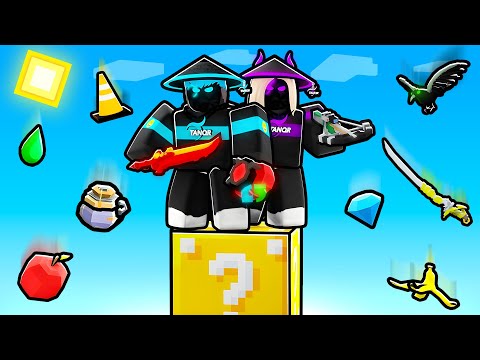 Видео: Мы застряли на одном LUCKYBLOCK в Roblox..