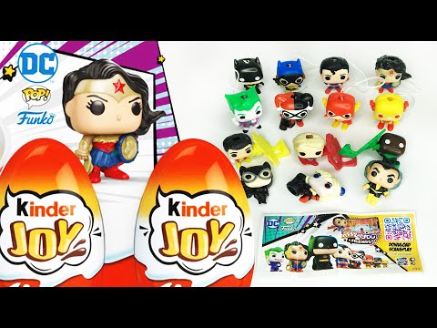 Видео: Новый Киндер Джой ФАНКО DC 2023 Полная Коллекция (все 14) Kinder Joy Funko DC Comics 2023 full set