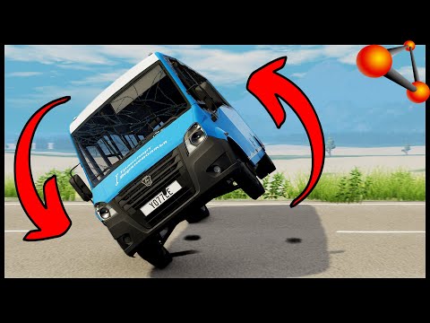 Видео: 100 ПЕРЕВОРОТОВ! КРАШ ТЕСТ Который ПРОВАЛЯТ ВСЕ! - BeamNg Drive