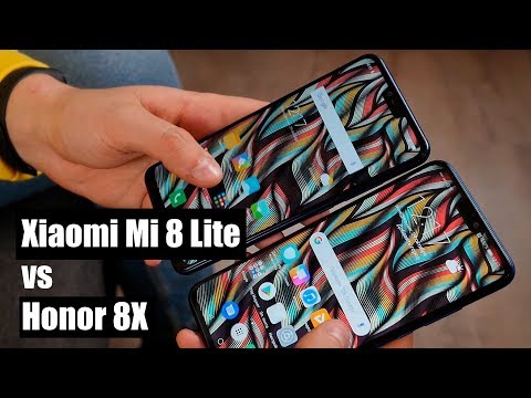 Видео: Xiaomi Mi 8 Lite против Honor 8x / Сравнение лучших доступных смартфонов