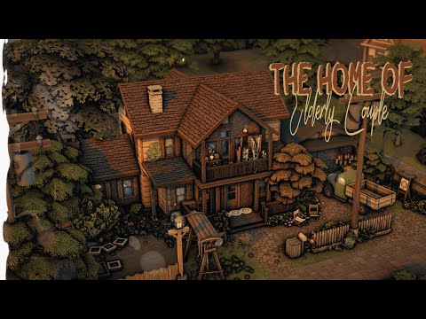 Видео: 🍯Дом пожилой пары| Строительство NO CC sims 4