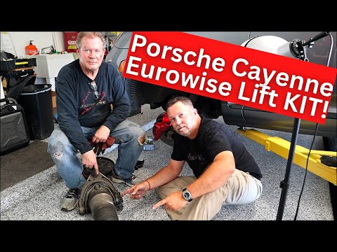Видео: Установка переднего подъемника Eurowise Porsche Cayenne Turbo S! - Братья Хусман!