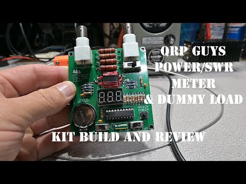Видео: QRP guys Сборка, тестирование и обзор цифрового измерителя КСВ мощности с эквивалентом нагрузки.