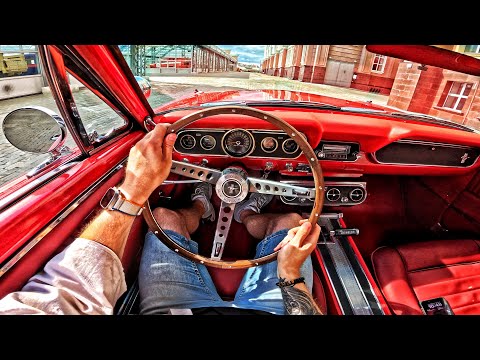 Видео: 1966 Ford Mustang (1st gen) 3.3 AT - ТЕСТ-ДРАЙВ ОТ ПЕРВОГО ЛИЦА