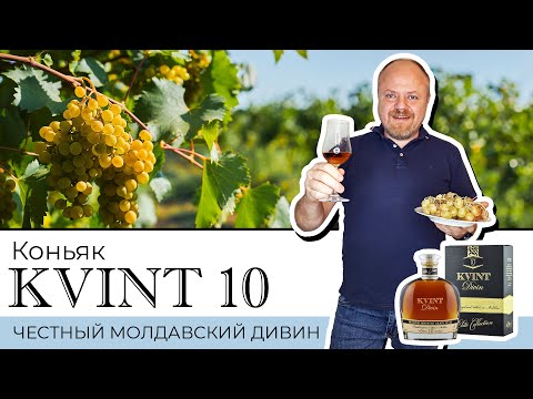 Видео: KVINT 10 лет – честный молдавский коньяк из Приднестровья. Старый, выдержанный молдавский дивин