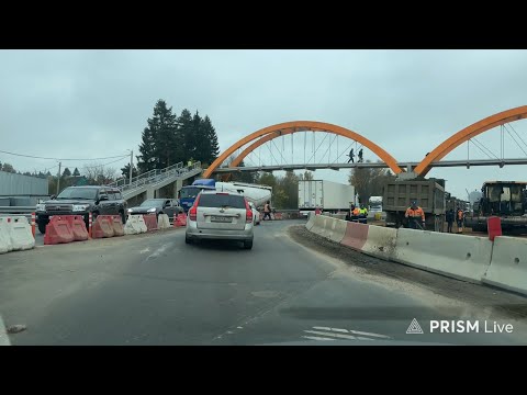 Видео: Ремонт дороги, трасса М-3, От Нары до Котово и поворот в сторону Атепцево. Прямая трансляция т2