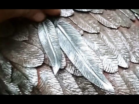 Видео: Кованое перо, изготовление нового штампа