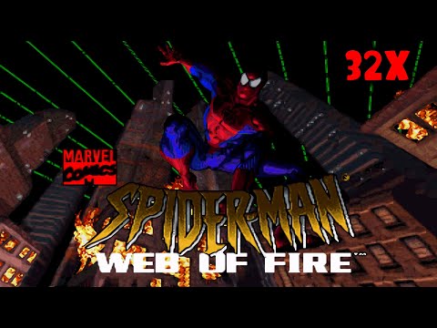 Видео: The Amazing Spider-Man: Web of Fire ● SEGA 32X ● Прохождение