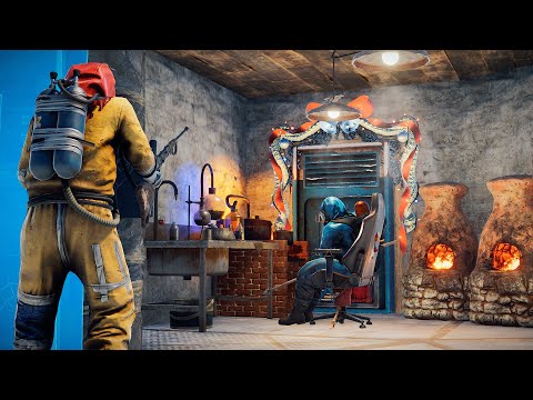 Видео: Rust - Загадочная комната соседей была зарейжена. Дикий Соло рейд базы соседей в онлайне