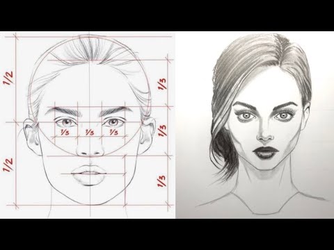 Видео: МЕТОД ЛУМИСА: Поэтапное рисование лица / Drawing tutorial #loomismethod