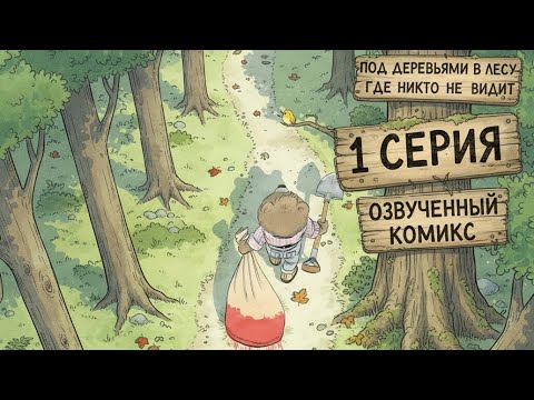 Видео: ПОД ДЕРЕВЬЯМИ где никто не видит \ 1 серия \ Beneath the Trees where nobody sees \ озвученный комикс