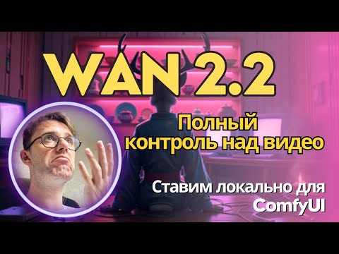 Видео: Wan 2.2 - кинематографичное качество видео на твоей локальной машине. Как установить и что умеет.