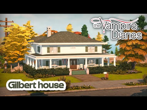 Видео: Дневники вампира: Дом Гилберта 🖤 | The Sims 4 Скоростная сборка