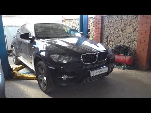 Видео: Замена электрической помпы системы охлаждения на BMW X6 2011  БМВ X6 3,0 бензин