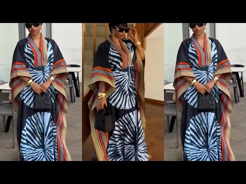 Видео: Как кроить и сшить платье-кафтан Бубу с платьем Асо Оке/Бубу.