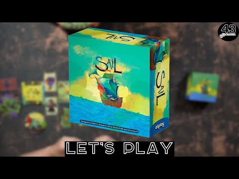 Видео: Настольная игра Sail. Играем вдвоём.