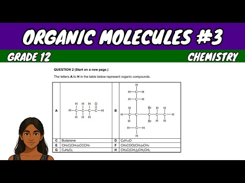 Видео: Органические молекулы №3 | Химия 12 класс