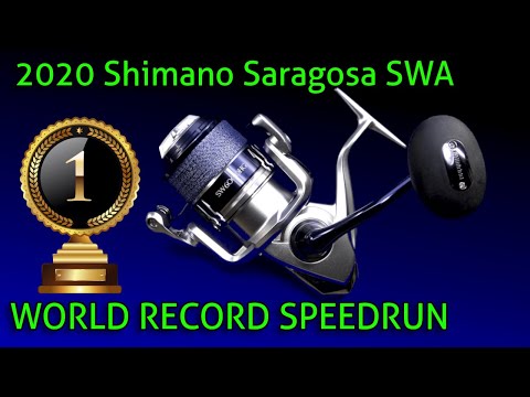 Видео: Shimano Saragosa SWA SPEEDRUN 2020 года — от рыболовного до голого каркаса в кратчайшие сроки.