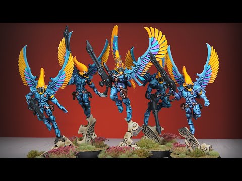 Видео: Покраска ПРЕКРАСНЫХ парящих ястребов без ярких пятен | Advanced Army Painting