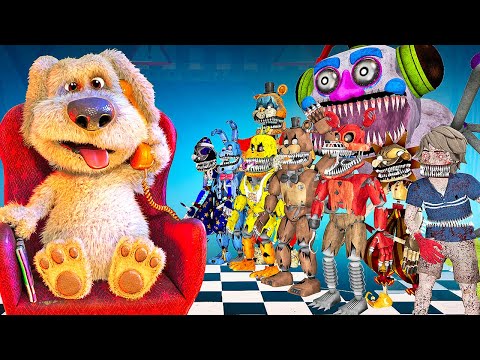 Видео: ГОВОРЯЩИЙ БЕН ВЫБИРАЕТ КОШМАРНЫХ АНИМАТРОНИКОВ В ГАРРИС МОД! FNAF 9 SECURITY BREACH В Garry`s Mod!