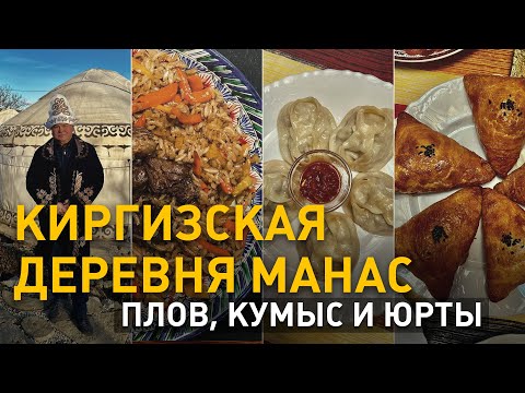 Видео: Киргизская деревня Манас. Плов, кумыс и юрты. 2 кадра 09.12.2201