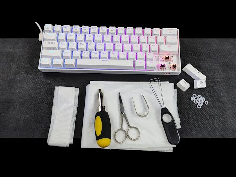 Видео: самая тихая Клавиатура КАСТОМ КЛАВИАТУРЫ REDRAGON DRACONIC K530W RGB  #redragon