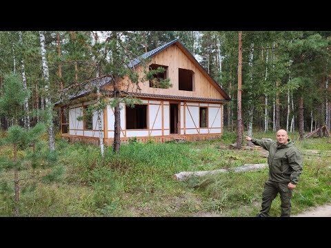 Видео: Старый немецкий Фахверк на берегу реки Цна.Строительство в Тамбовской области