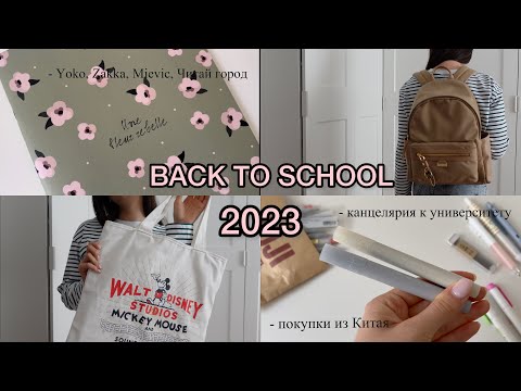 Видео: BACK TO SCHOOL 2023: покупки к университету ✏️📚