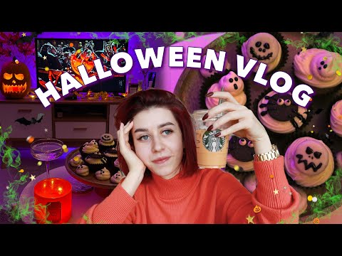 Видео: осенний влог | отмечаю Хэллоуин и готовлю десерты