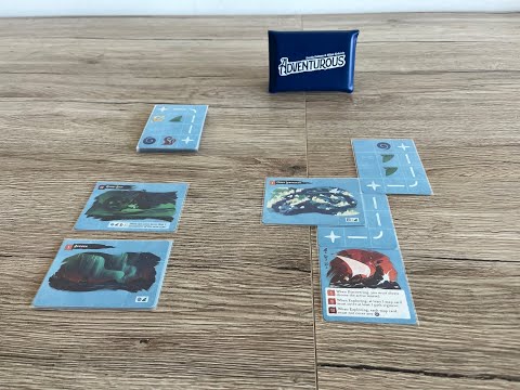 Видео: Карточная игра Adventurous + дополнение Forgotten Worlds (Button Shy Games)