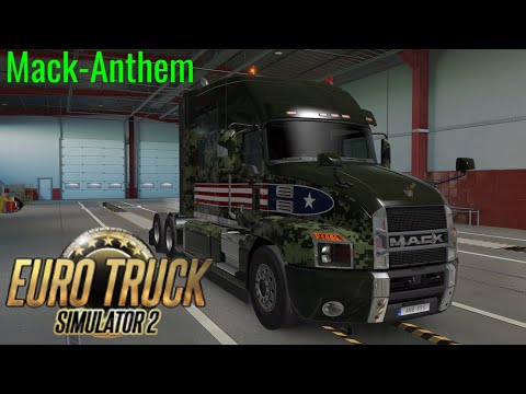 Видео: Euro Truck Simulator 2 Обзор мода (Mack Anthem)