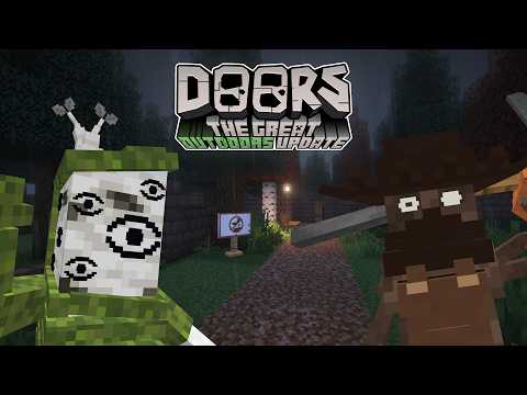 Видео: Minecraft Roblox DOORS Обновление The Great Outdoors (Полная Карта)