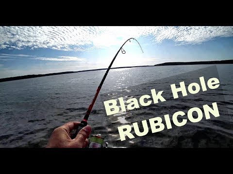 Видео: Рыбалка на новый спиннинг Black Hole Rubicon 5 - 25. Обзор спиннинга