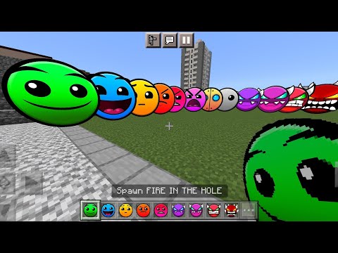 Видео: Lobotomy Nextbots | Лица сложности Geometry Dash | MCPE